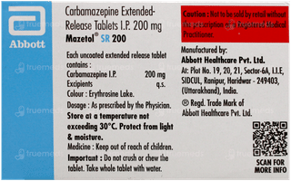 Mazetol Sr 200 Tablet 15